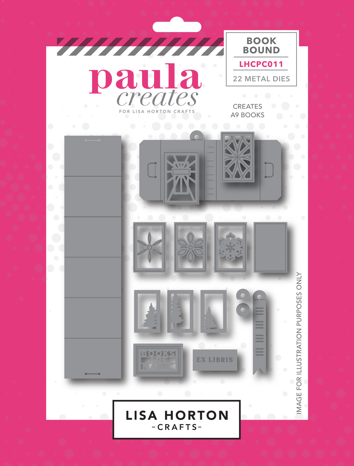 Paula Creates Book Bound Die Set