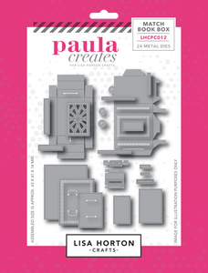 Paula Creates Match Book Box Die Set