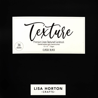 Black Premium Linen Textured 12