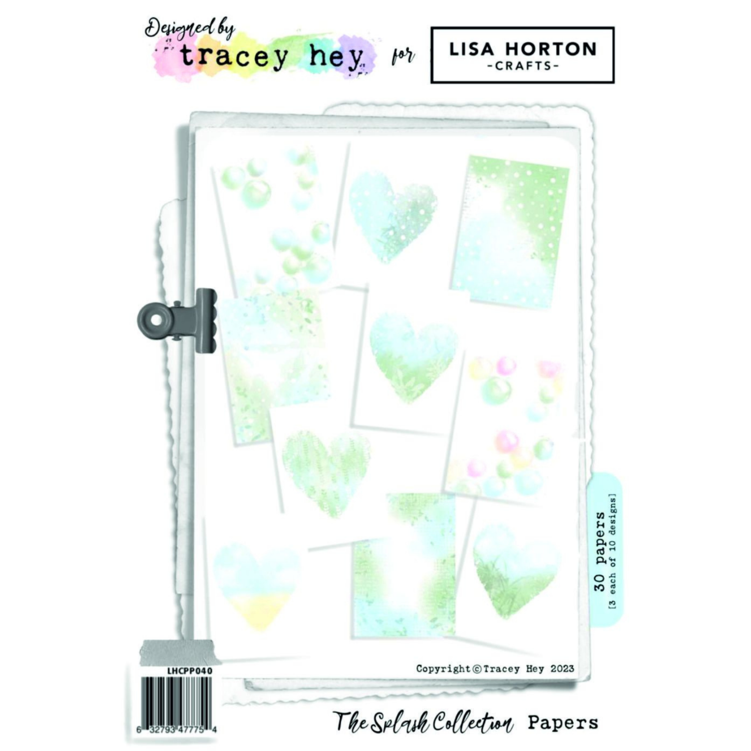 Tracey Hey A5 Papers - The Splash Collection