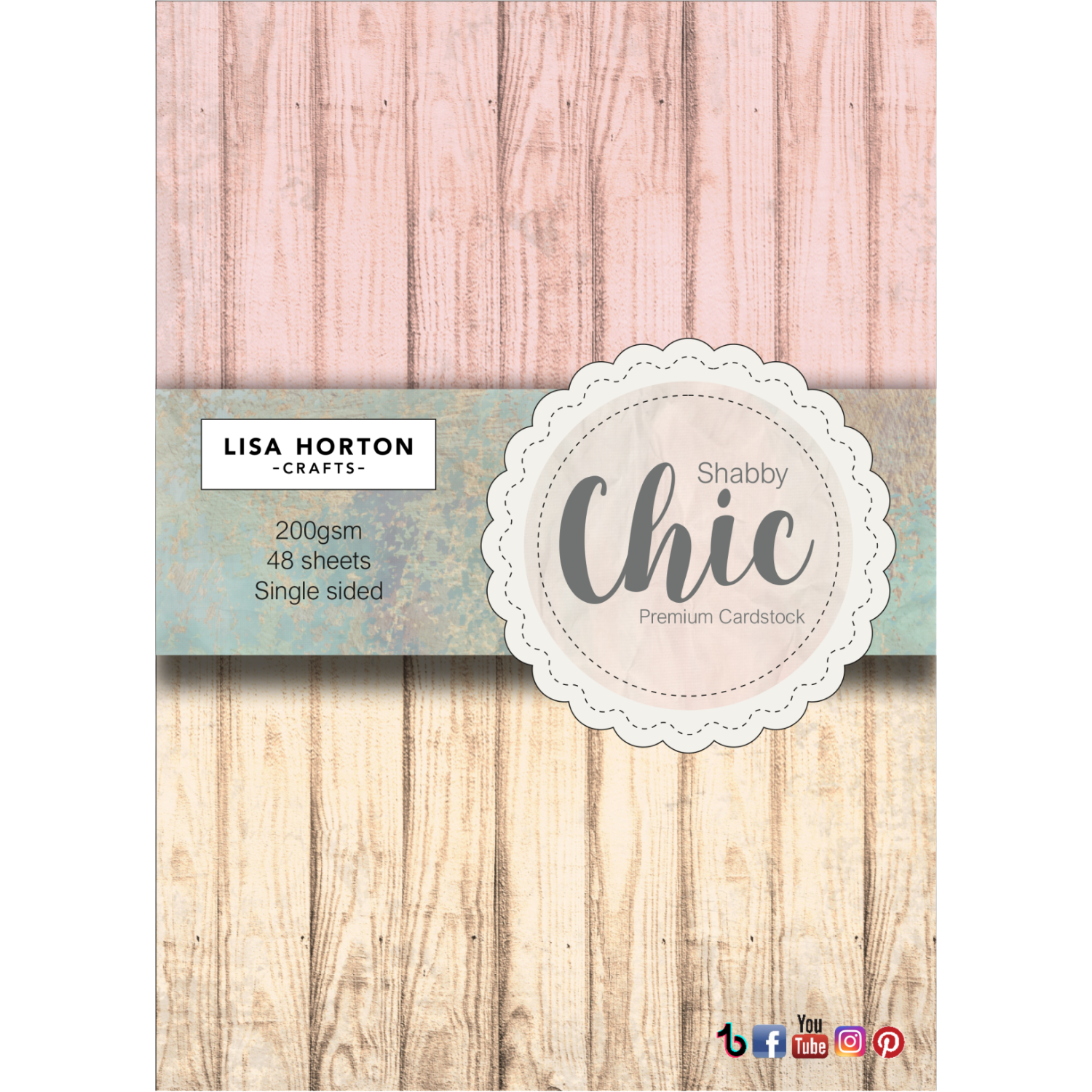 Shabby Chic 5 x 7 Premium Cardstock - 48 Sheets