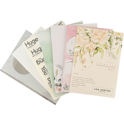 Creative Kit - Volume 1 (Inc Die Cuts, Papers, Rub-ons, Stencils and Foam Pads)
