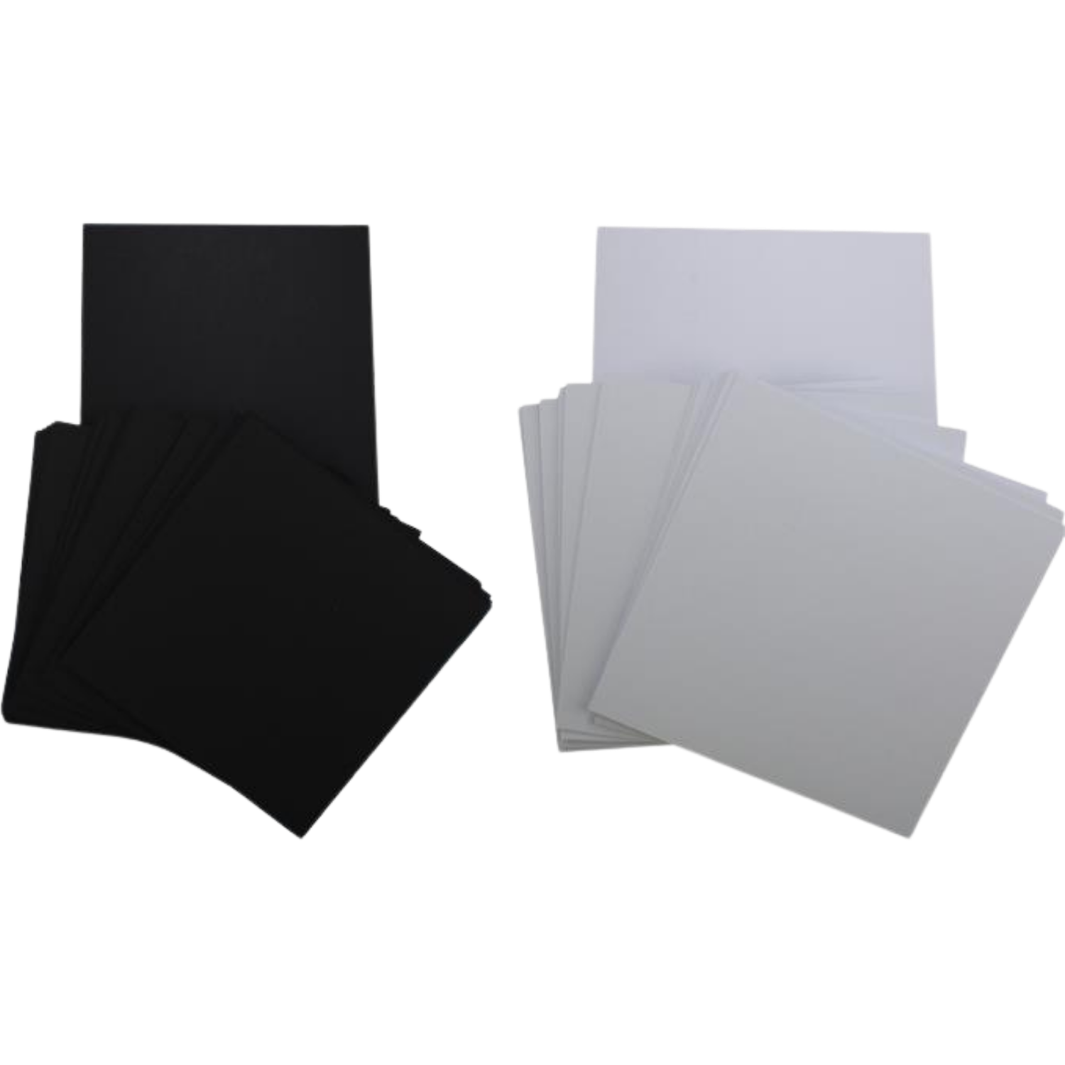 Pack of 200 Black and White 5 x 7 ’ish’ Cardstock