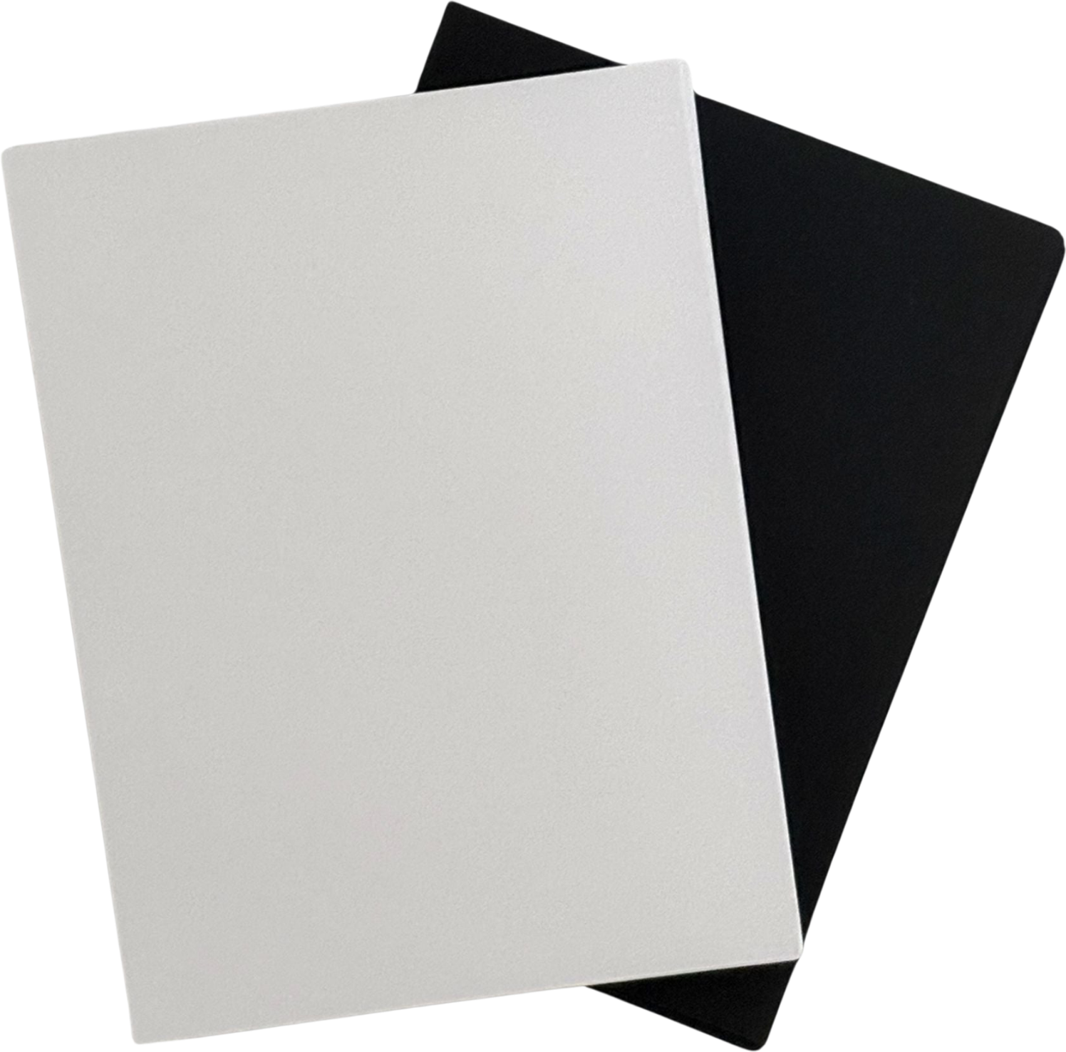 Pack of 100 True Black and Super Smooth White A2 'ish' Cardstock