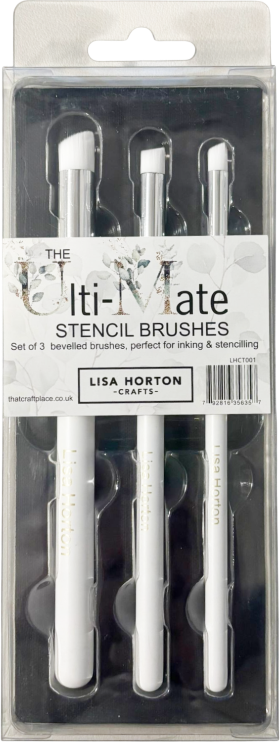 Set of 3 Standard Stencil Brushes