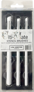 Set of 3 Standard Stencil Brushes