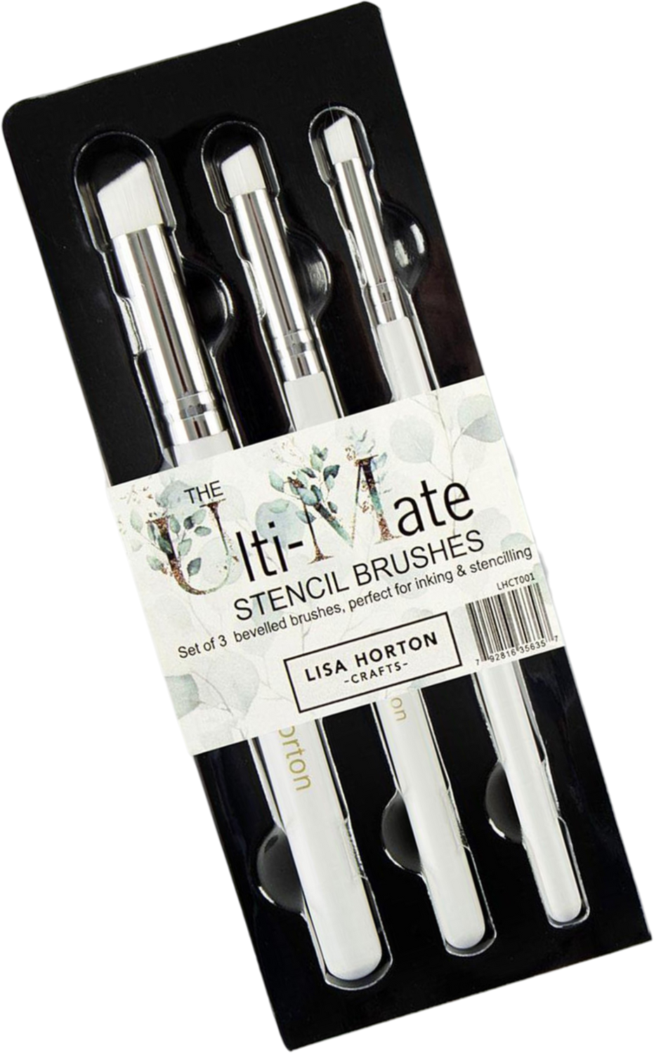 Set of 3 Standard Stencil Brushes