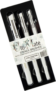 Set of 3 Standard Stencil Brushes