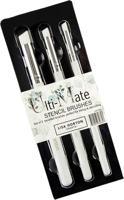 Set of 3 Standard Stencil Brushes