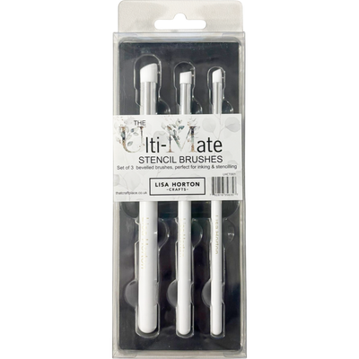 Set of 3 Standard Stencil Brushes