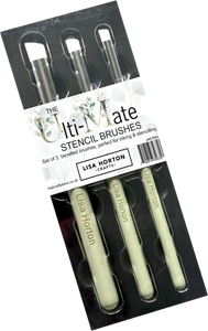 Set of 3 Limited Edition Standard Stencil Brushes