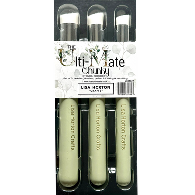 Set of 3 Limited Edition Chunky Stencil Brushes
