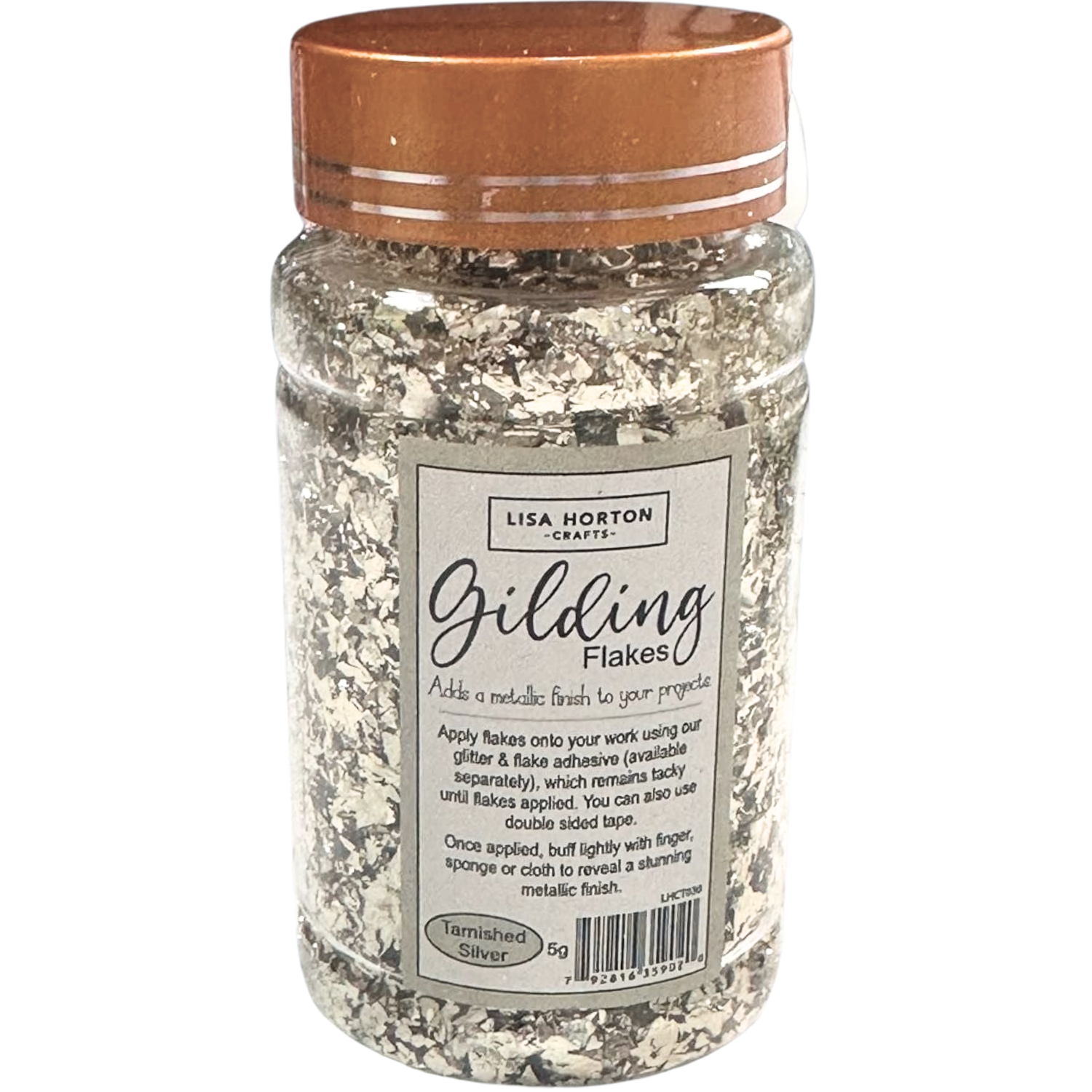Gilding Flakes - Tarnished Silver