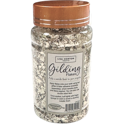Gilding Flakes - Tarnished Silver