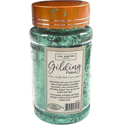 Gilding Flakes - Sea Green