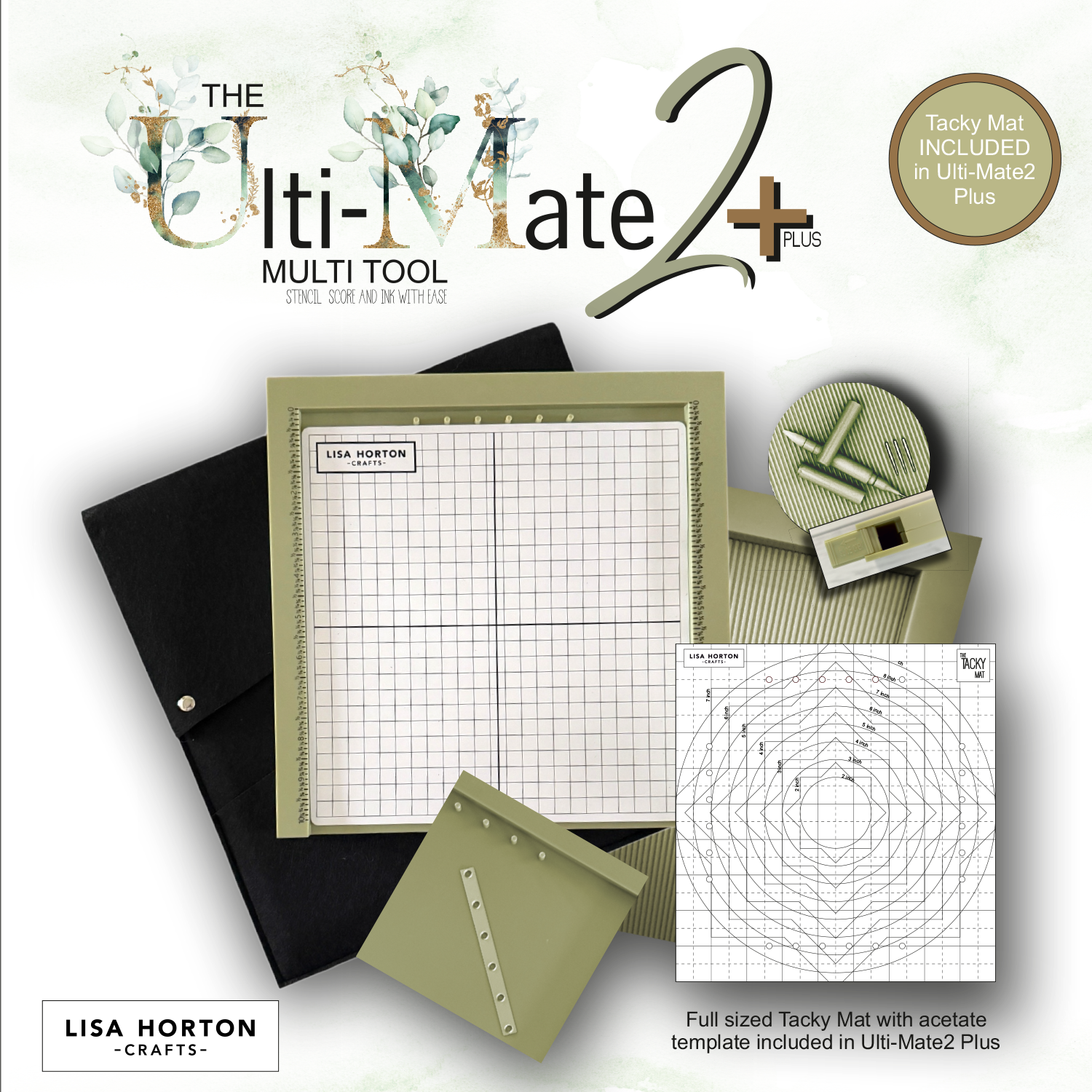 Lisa Horton Crafts Ulti-Mate2+ (Ulti-Mate 2 and Tacky Mat Bundle)