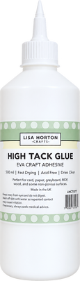 Lisa Horton Crafts High Tack Glue – 500ml EVA Craft Adhesive