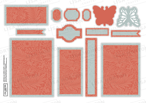 Sentiment Banners William Morris Inspired – 21 Designs