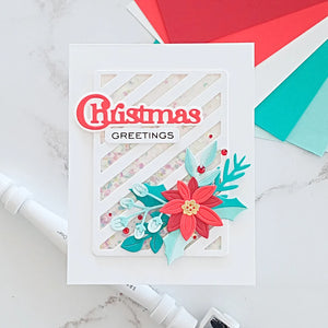 Spellbinders Lots of Stripes Etched Dies from the All About Christmas Collection by Lisa Horton