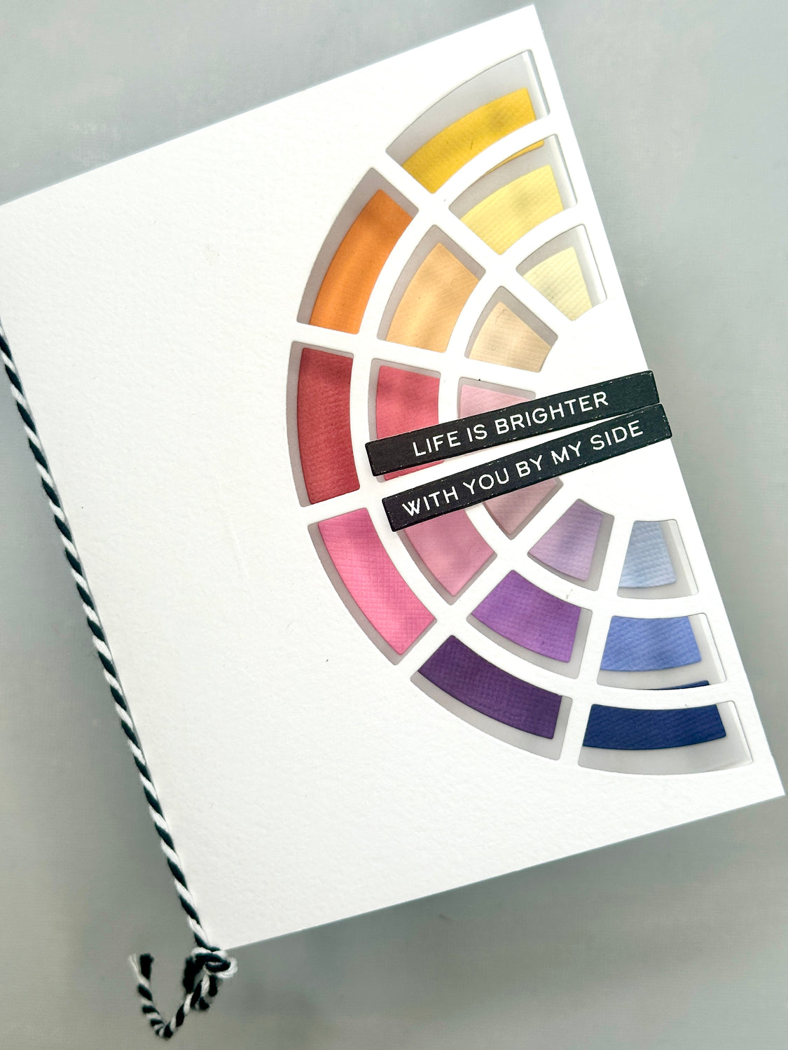 Lisa Horton Crafts Cloud 9 Ink School Colour Wheel Die Set