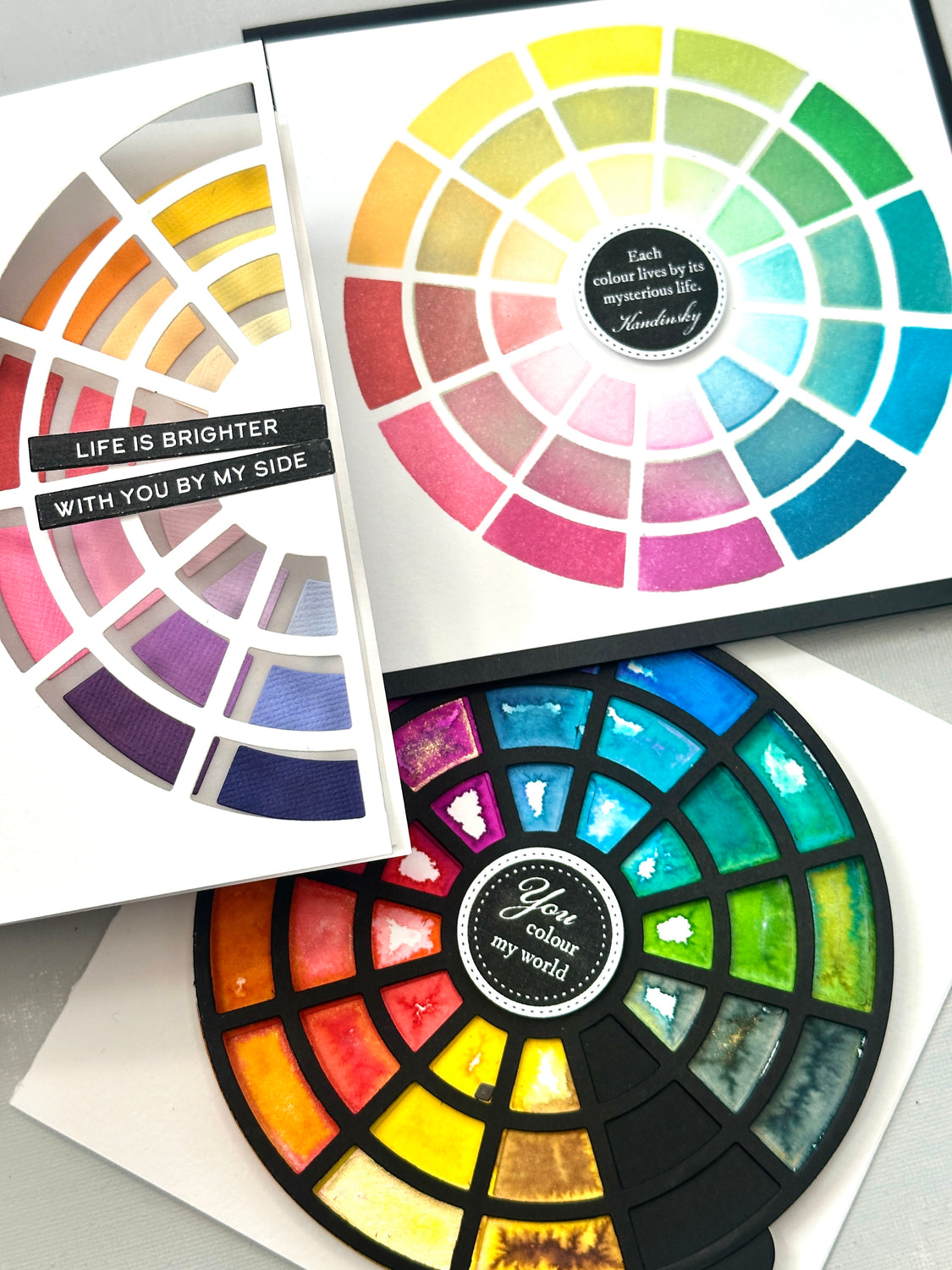 Lisa Horton Crafts Cloud 9 Ink School Colour Wheel Die Set