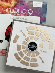 Lisa Horton Crafts Cloud 9 Ink School Colour Wheel Die Set
