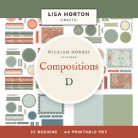 Compositions D William Morris Inspired – 22 Designs