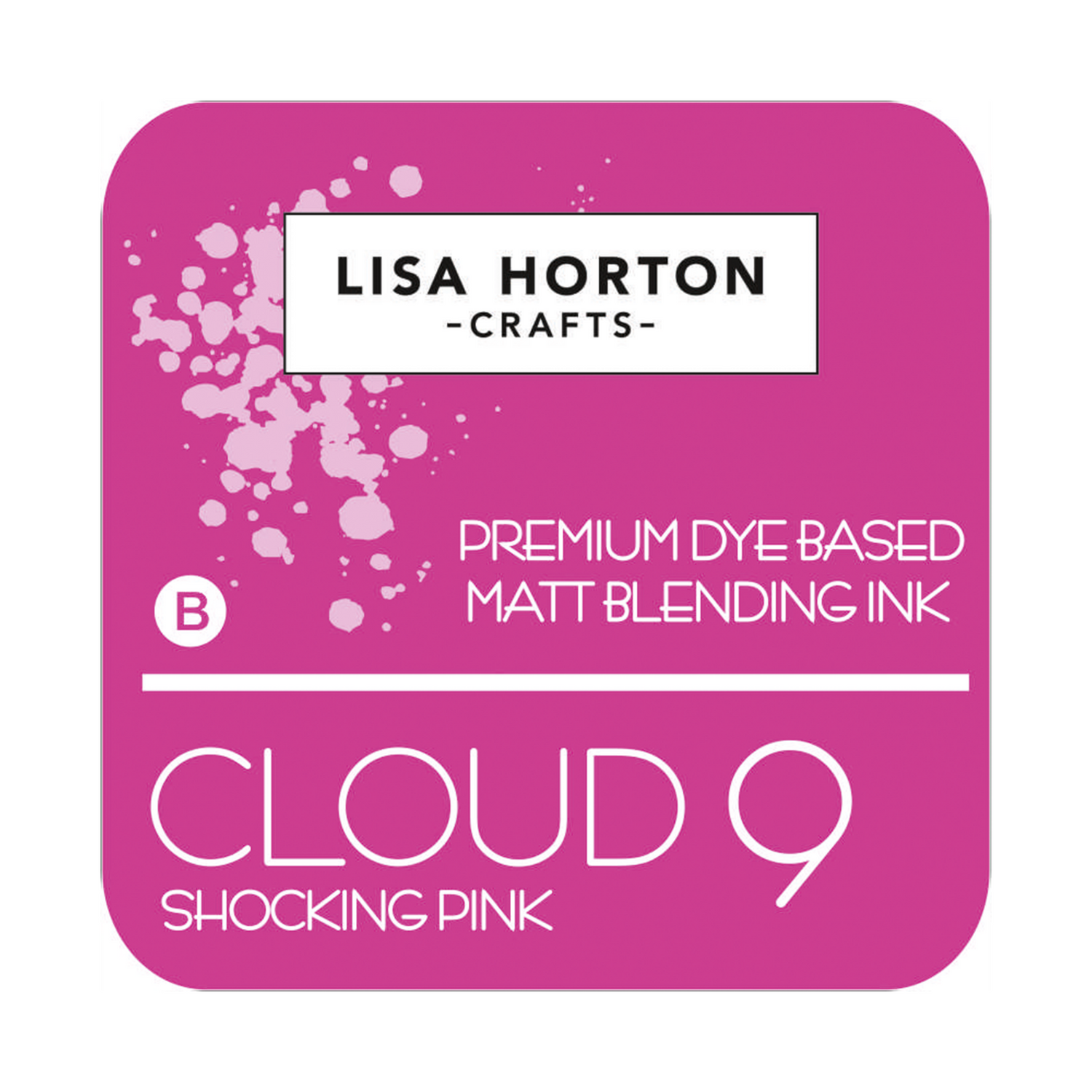Lisa Horton Crafts Cloud 9 Matt Blending Ink Pad - Shocking Pink