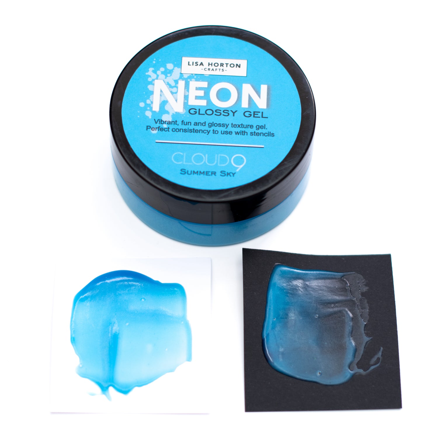 Lisa Horton Crafts Complete Set of 8 Neon Glossy Gels