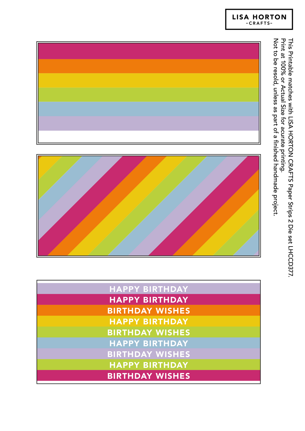 Strips Volume 2 Printable Downloads