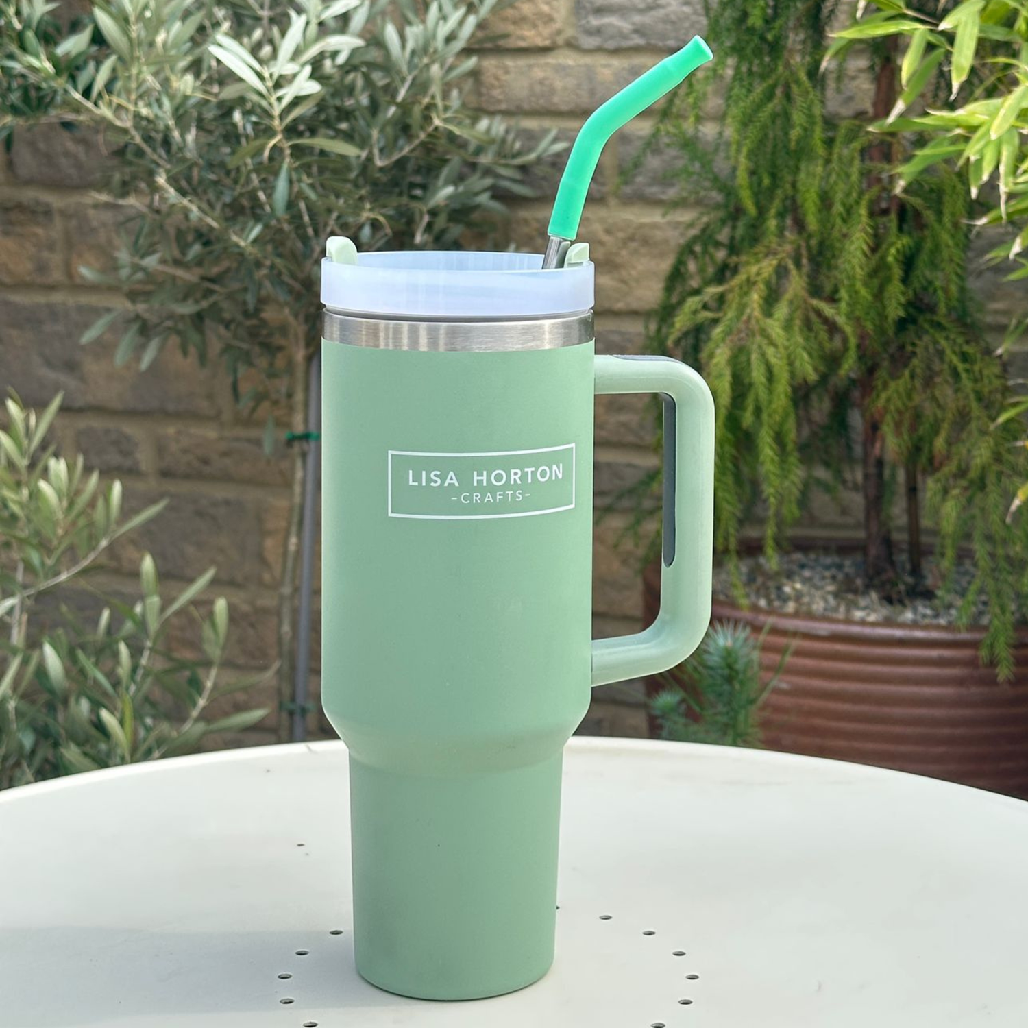 Insulated Tumbler with Straw