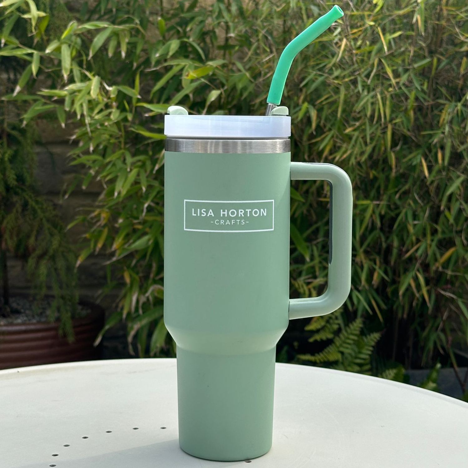 Insulated Tumbler with Straw
