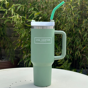 Insulated Tumbler with Straw
