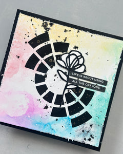 Lisa Horton Crafts Cloud 9 Ink School Colour Wheel Die Set