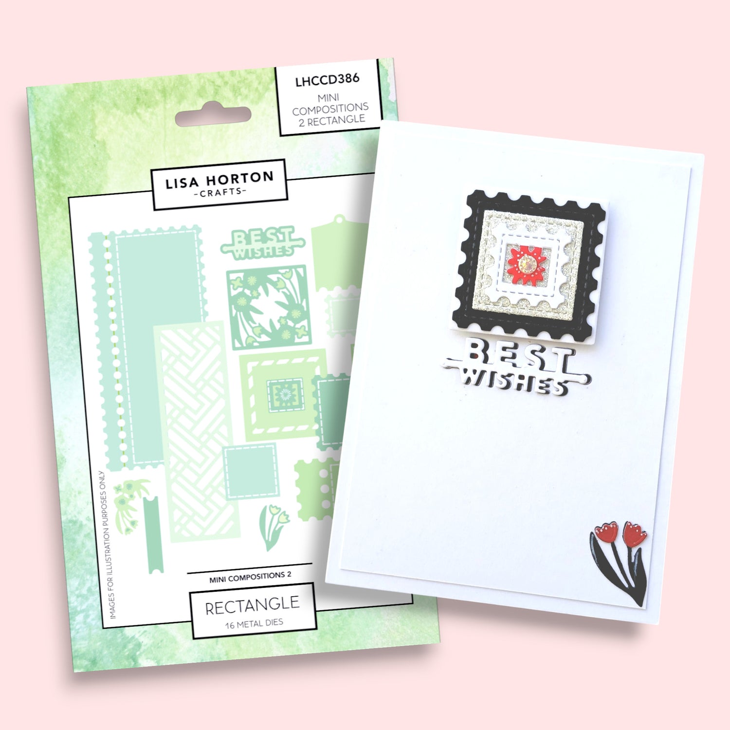 Mini Composition Layout Dies - Set B (Rectangle)