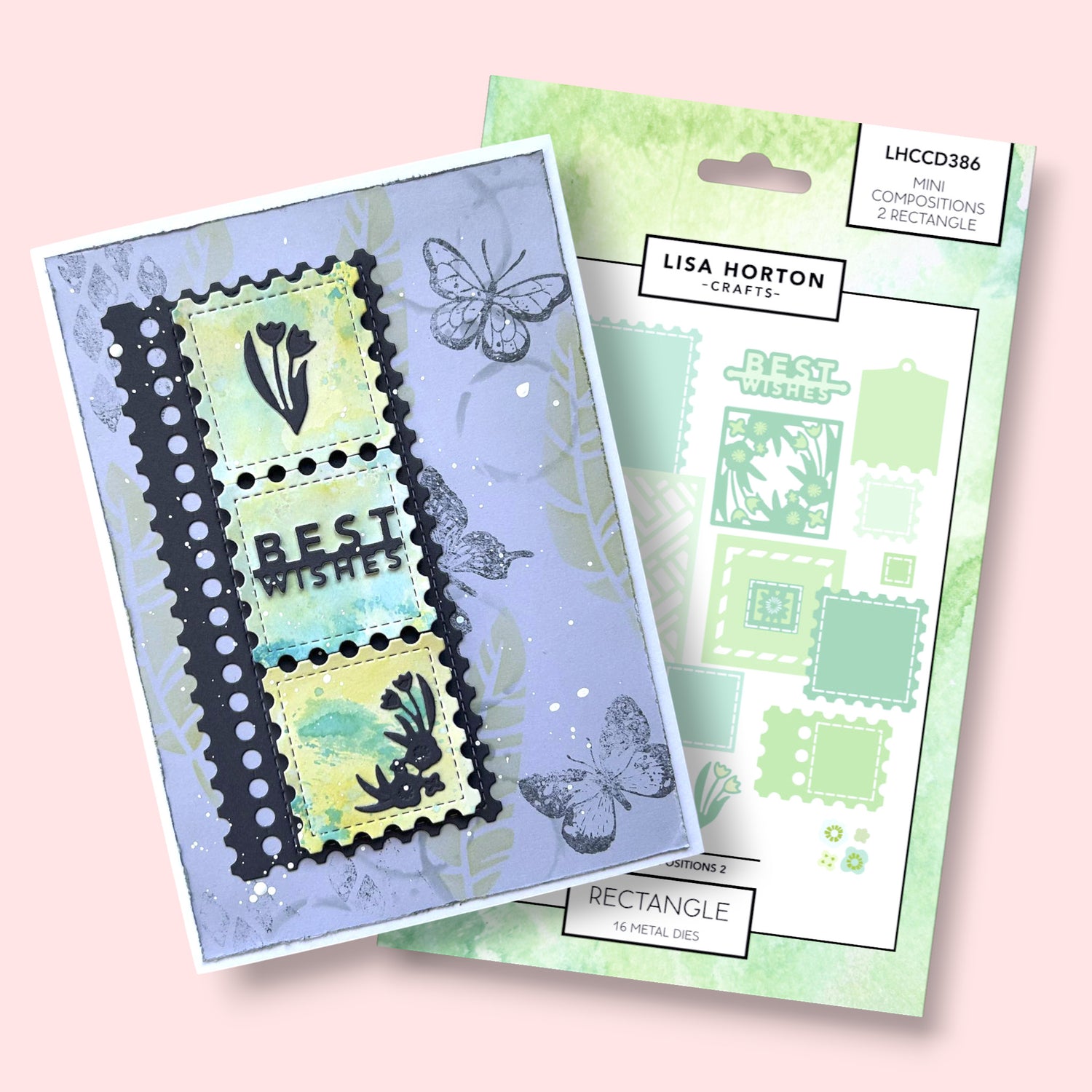Mini Composition Layout Dies - Set B (Rectangle)
