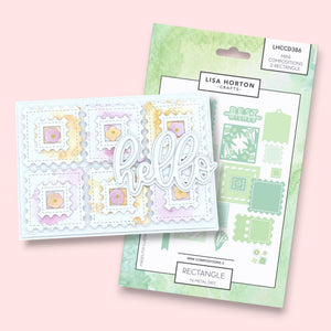 Mini Composition Layout Dies - Set B (Rectangle)