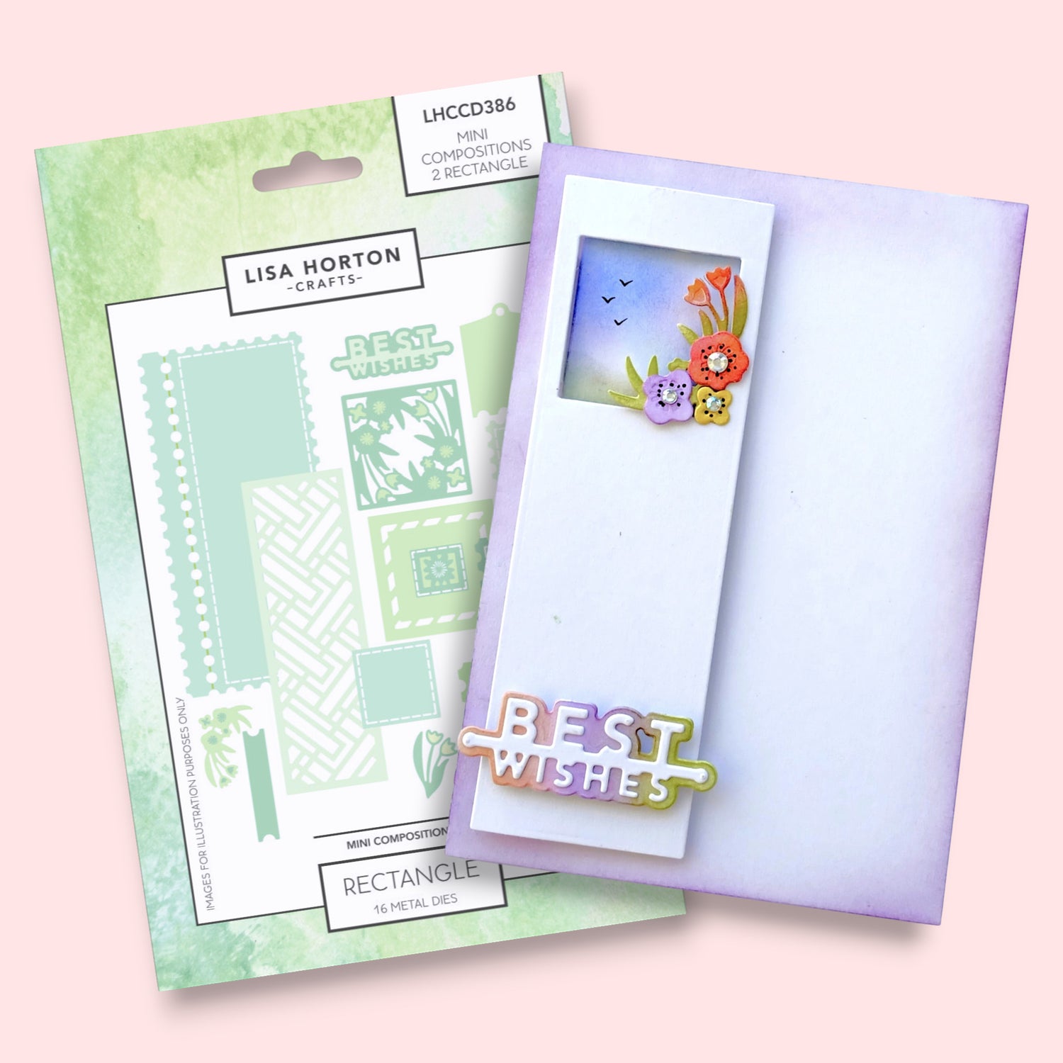 Mini Composition Layout Dies - Set B (Rectangle)