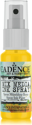 Cadence Mix Media Ink Spray – Yellow 25ml