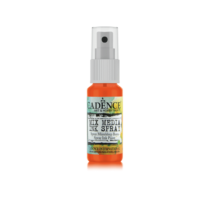 Cadence Mix Media Ink Spray – Dark Orange 25ml