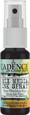 Cadence Mix Media Ink Spray – Black 25ml