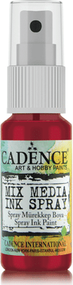 Cadence Mix Media Ink Spray – Red 25ml