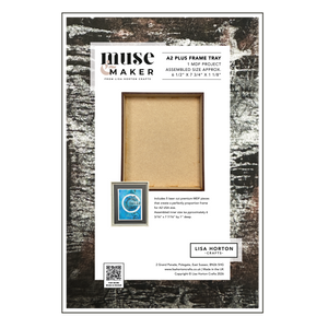 Lisa Horton Crafts Muse And Maker MDF A2 Plus Box Frame