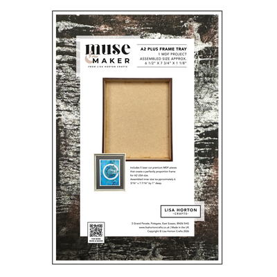Lisa Horton Crafts Muse And Maker MDF A2 Plus Box Frame