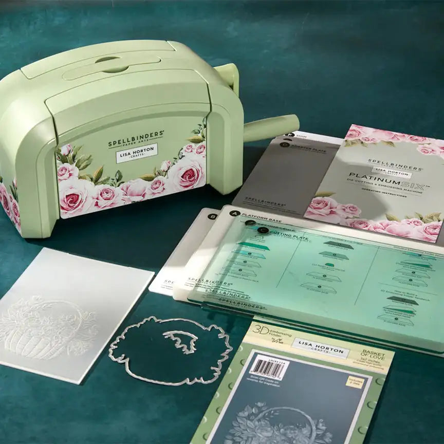 Platinum SIX Die Cutting and Embossing Machine with Layering Stencil Bundle