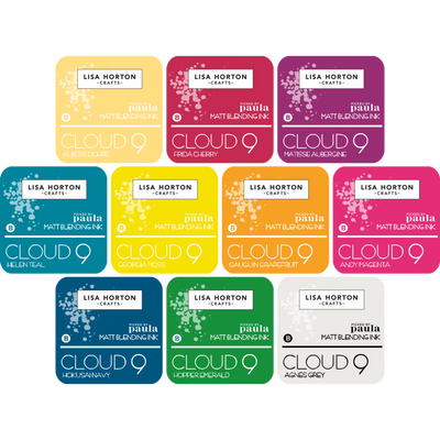Picked by Paula' Cloud 9 Matt Blending Ink Pad Complete Collection (10 colours)