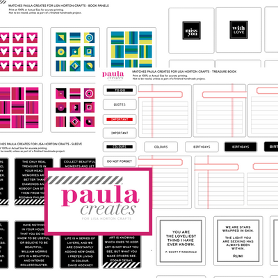 Paula Creates Companion Free Download Release 1 - Sleeve, Treasure Book, Panels & Tag On the Record