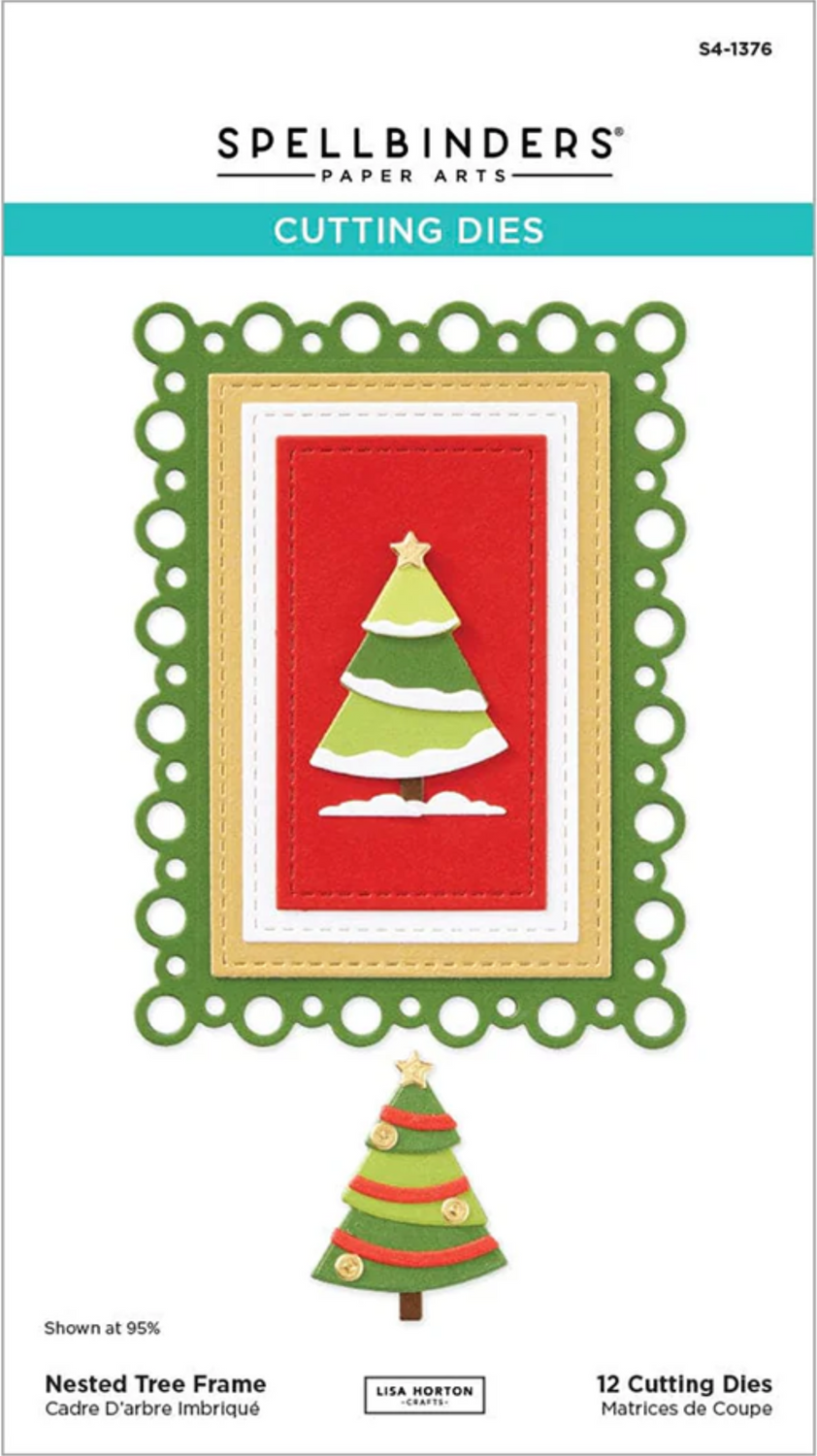 Spellbinders x Lisa Horton Crafts Nested Tree Frame Dies - 12 Dies