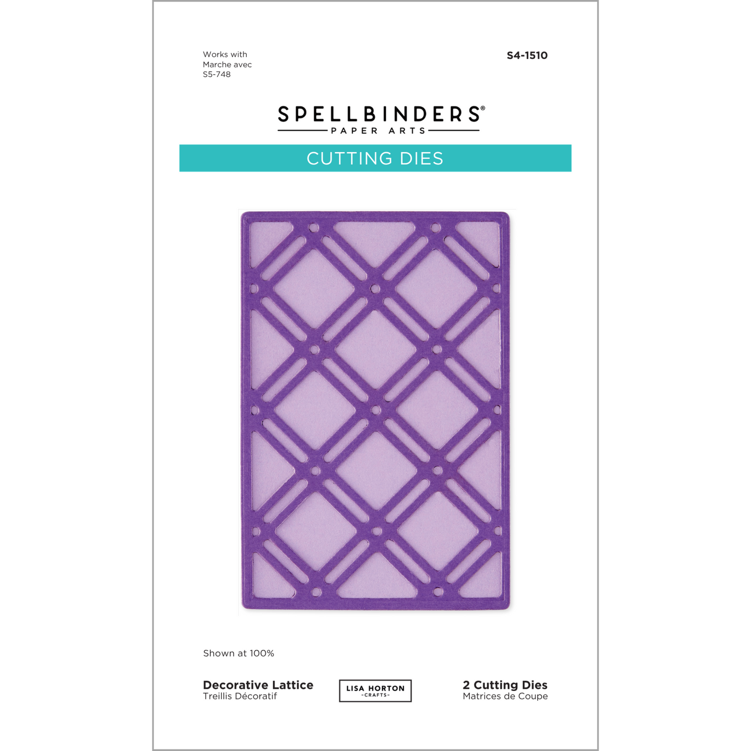 Spellbinders x Lisa Horton Crafts Decorative Lattice Dies