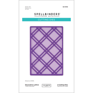 Spellbinders x Lisa Horton Crafts Decorative Lattice Dies